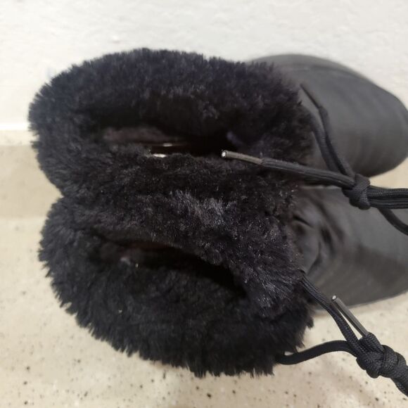 Nike Kaishi High Womens Insulated Winter Snow Boots Size 7 - Black 807195-001 - Picture 9 of 11